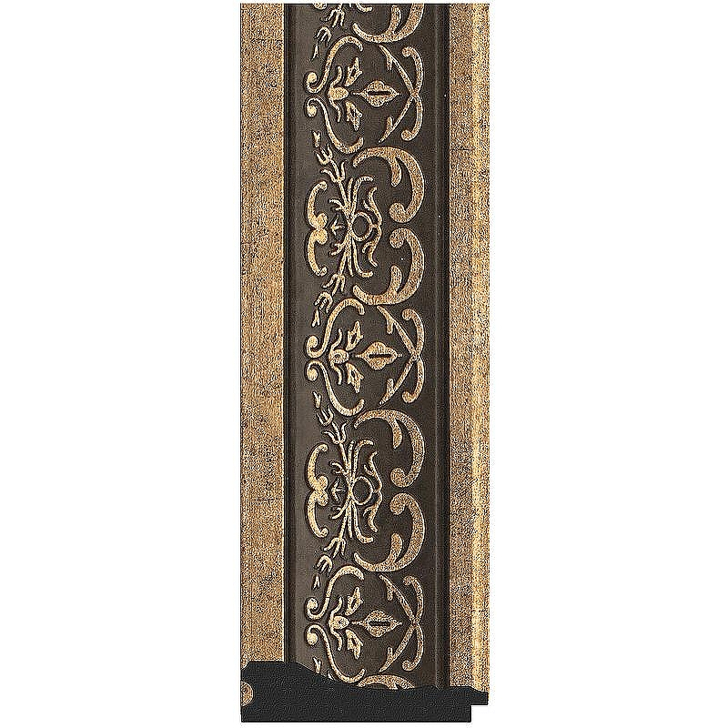 Зеркало Evoform Polygon 79х64 BY 7238 в багетной раме - Вензель серебряный 101, купить, цена, заказать, магазин, доставка, скидка, промокод, купить, цена, заказать, магазин, доставка, скидка, промокод