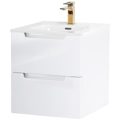 Тумба под раковину BelBagno Etna 50 ETNA-500-2C-SO-BO подвесная Bianco Opaco