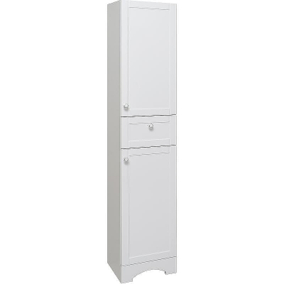 Шкаф пенал Runo Мерида 35 R 00-00000965 Белый