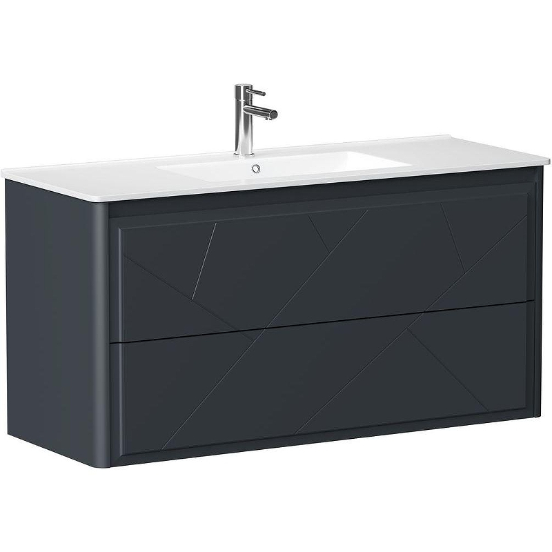 Тумба под раковину Allen Brau Paris 120 1.360003.AM подвесная Антрацит матовый, купить, цена, заказать, магазин, доставка, скидка, промокод, купить, цена, заказать, магазин, доставка, скидка, промокод