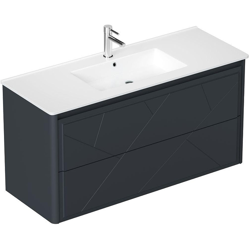 Тумба под раковину Allen Brau Paris 120 1.360003.AM подвесная Антрацит матовый, купить, цена, заказать, магазин, доставка, скидка, промокод, купить, цена, заказать, магазин, доставка, скидка, промокод