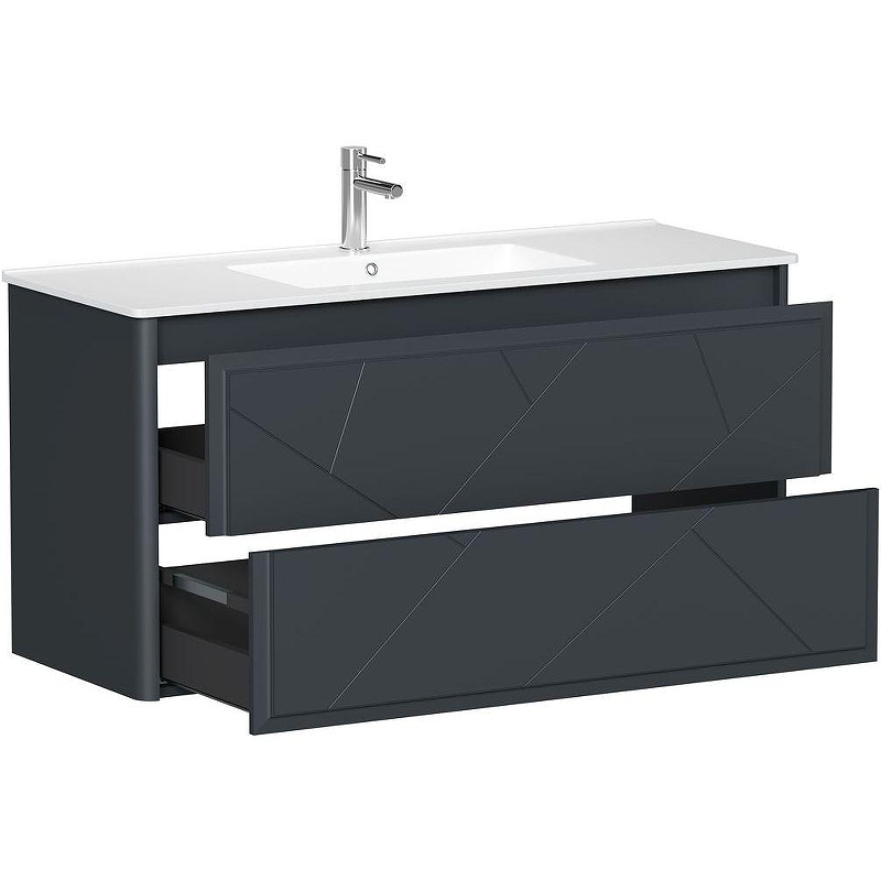 Тумба под раковину Allen Brau Paris 120 1.360003.AM подвесная Антрацит матовый, купить, цена, заказать, магазин, доставка, скидка, промокод, купить, цена, заказать, магазин, доставка, скидка, промокод