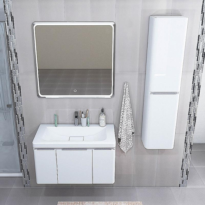 Шкаф пенал Aquaton Шерилл 30 1A206503SH010 подвесной Белый, купить, цена, заказать, магазин, доставка, скидка, промокод, купить, цена, заказать, магазин, доставка, скидка, промокод