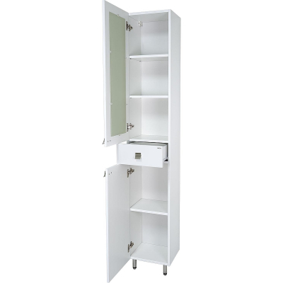 Шкаф пенал Misty Урал 35 L Э-Ура0503501-01Л Белый