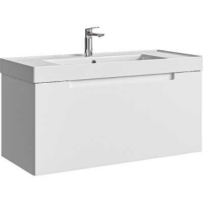 Тумба под раковину Aqwella Vancouver 100 VAN01101 подвесная цвет Белый