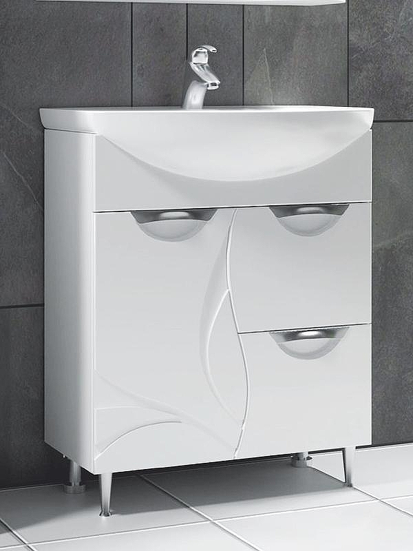 Тумба под раковину Vigo Callao 70 tn.CAL.BAL.70.1D.2Y Белая, купить, цена, заказать, магазин, доставка, скидка, промокод, купить, цена, заказать, магазин, доставка, скидка, промокод