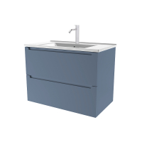 Тумба под раковину ЗОВ Дион 100 D100S подвесная цвет Серо-синий, купить, цена, заказать, магазин, доставка, скидка, промокод, купить, цена, заказать, магазин, доставка, скидка, промокод