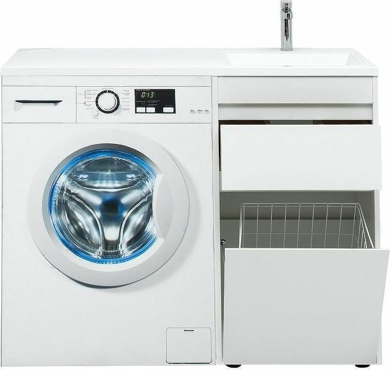 Тумба с раковиной Aquanet Токио 110 R 239299 Белая, купить, цена, заказать, магазин, доставка, скидка, промокод, купить, цена, заказать, магазин, доставка, скидка, промокод