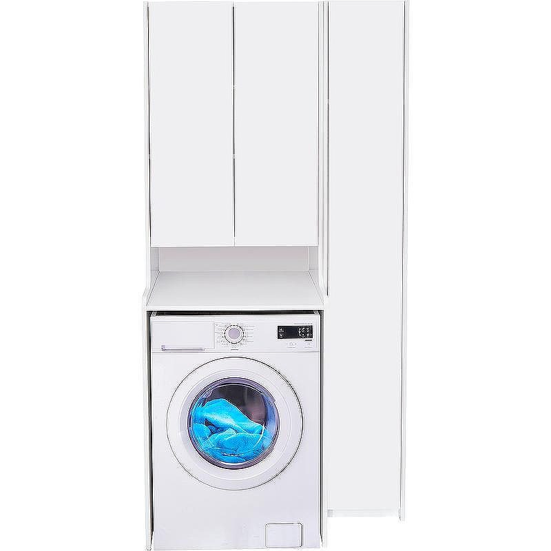 Шкаф пенал Aquaton Лондри 30 1A260603LH010 Белый глянец, купить, цена, заказать, магазин, доставка, скидка, промокод, купить, цена, заказать, магазин, доставка, скидка, промокод