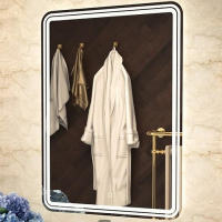 Зеркало Azario Adriana 60 CS00066638 с подсветкой с сенсорным выключателем, купить, цена, заказать, магазин, доставка, скидка, промокод, купить, цена, заказать, магазин, доставка, скидка, промокод