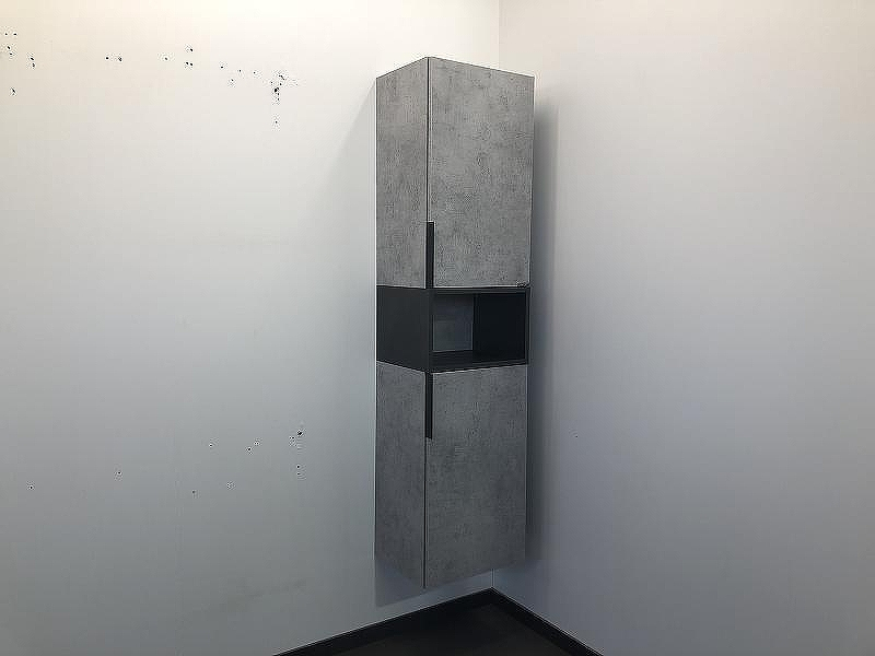 Шкаф пенал Comforty Франкфурт 40 00-00006505 подвесной Бетон светлый, купить, цена, заказать, магазин, доставка, скидка, промокод, купить, цена, заказать, магазин, доставка, скидка, промокод