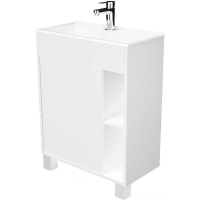 Тумба с раковиной 1MarKa Lido 60Н У83298 Белый глянец, купить, цена, заказать, магазин, доставка, скидка, промокод, купить, цена, заказать, магазин, доставка, скидка, промокод