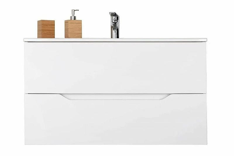 Тумба с раковиной Orange Line 100 Li-100Tuw+Ra подвесная Белая матовая, купить, цена, заказать, магазин, доставка, скидка, промокод, купить, цена, заказать, магазин, доставка, скидка, промокод