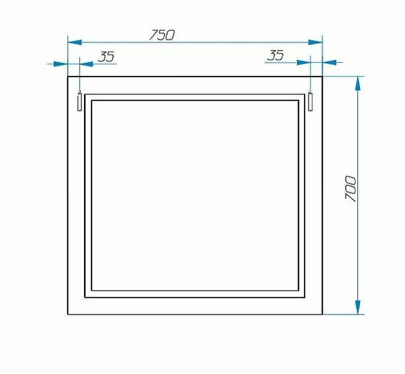Зеркало Эстет Bali Classic 75 ФР-00002234 Белое, купить, цена, заказать, магазин, доставка, скидка, промокод, купить, цена, заказать, магазин, доставка, скидка, промокод