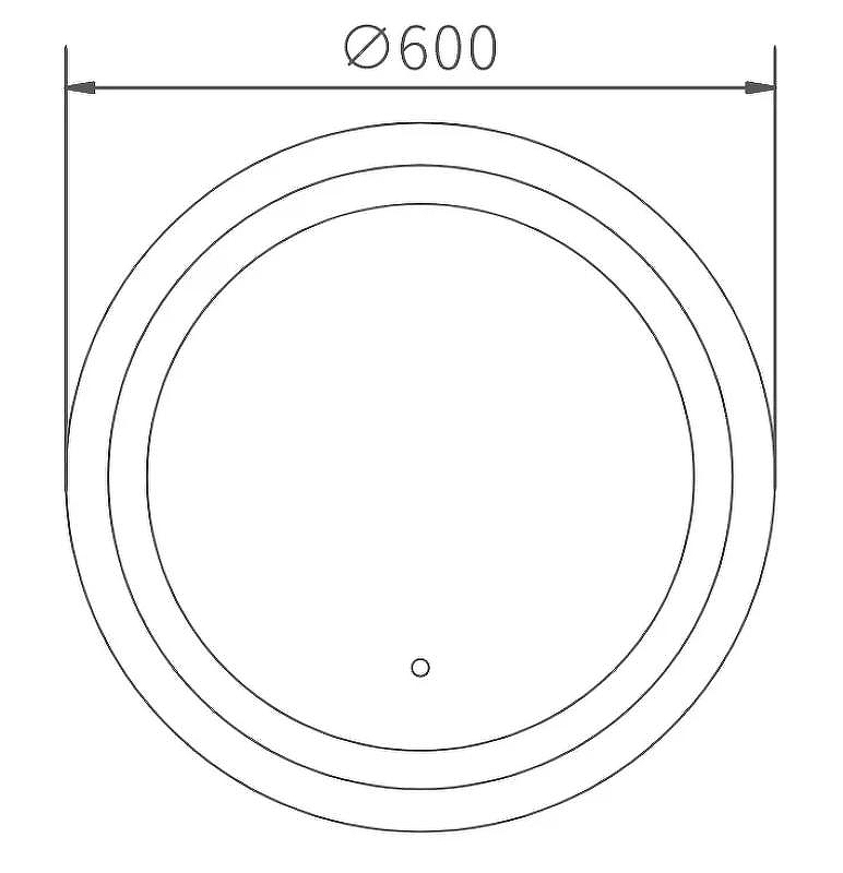 Зеркало Haiba 60 HB662 с подсветкой с сенсорным выключателем, купить, цена, заказать, магазин, доставка, скидка, промокод, купить, цена, заказать, магазин, доставка, скидка, промокод