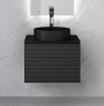 Тумба под раковину Jorno Stone 60 Stn.01.60/P/A/JR подвесная Антрацит, купить, цена, заказать, магазин, доставка, скидка, промокод, купить, цена, заказать, магазин, доставка, скидка, промокод