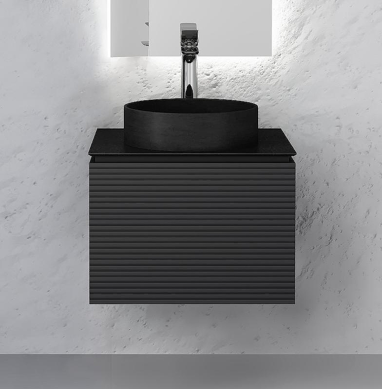 Тумба под раковину Jorno Stone 60 Stn.01.60/P/A/JR подвесная Антрацит, купить, цена, заказать, магазин, доставка, скидка, промокод, купить, цена, заказать, магазин, доставка, скидка, промокод