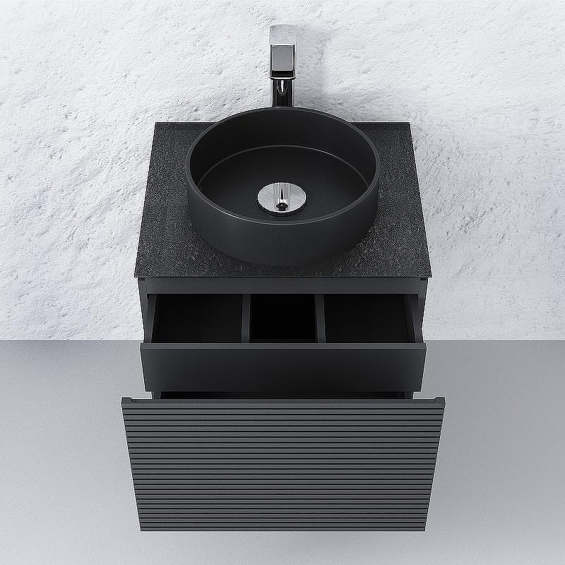 Тумба под раковину Jorno Stone 60 Stn.01.60/P/A/JR подвесная Антрацит, купить, цена, заказать, магазин, доставка, скидка, промокод, купить, цена, заказать, магазин, доставка, скидка, промокод