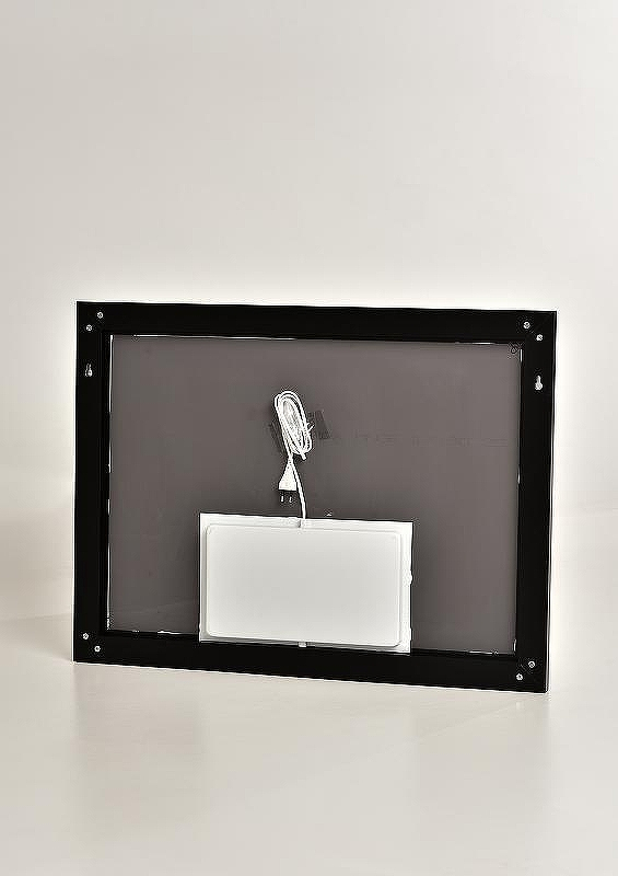 Зеркало Sintesi Armadio 80 SIN-SPEC-ARMADIO-black-80 с подсветкой Черное с сенсорным выключателем, купить, цена, заказать, магазин, доставка, скидка, промокод, купить, цена, заказать, магазин, доставка, скидка, промокод