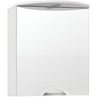 Зеркальный шкаф Style Line Жасмин 2 Люкс 60 ЛС-00000216 с подсветкой Белый