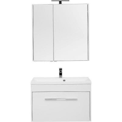 Комплект мебели для ванной Aquanet Августа 90 287685 подвесной Белый