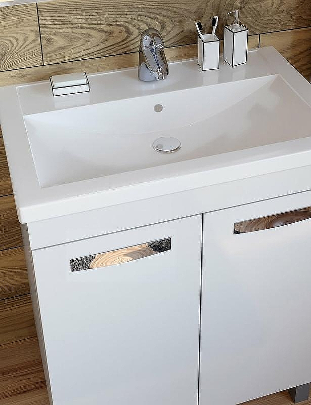 Тумба под раковину Vigo Plaza 70 tn.PLA.FOS.70.2D Белая, купить, цена, заказать, магазин, доставка, скидка, промокод, купить, цена, заказать, магазин, доставка, скидка, промокод