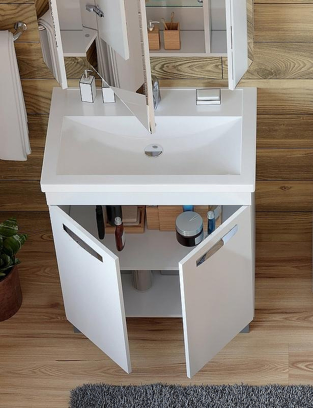 Тумба под раковину Vigo Plaza 70 tn.PLA.FOS.70.2D Белая, купить, цена, заказать, магазин, доставка, скидка, промокод, купить, цена, заказать, магазин, доставка, скидка, промокод