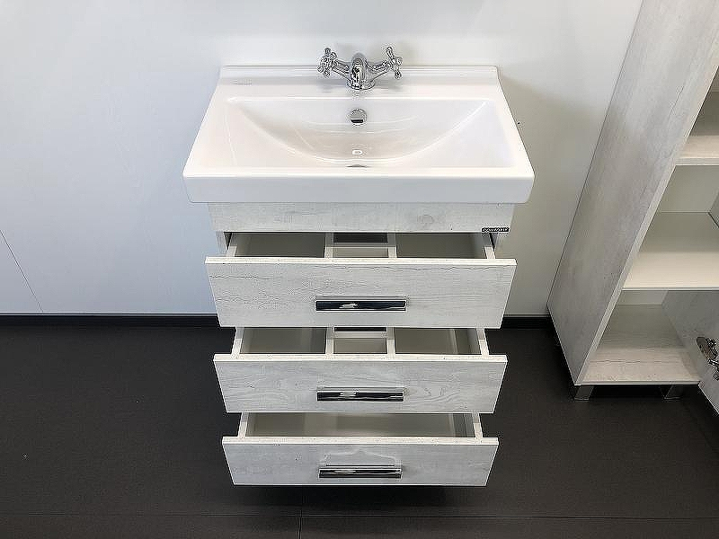 Тумба с раковиной Comforty Никосия 60Н 00004142203 Дуб белый, купить, цена, заказать, магазин, доставка, скидка, промокод, купить, цена, заказать, магазин, доставка, скидка, промокод