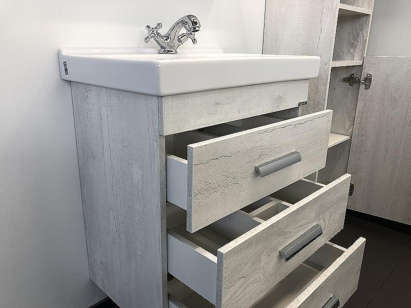 Тумба с раковиной Comforty Никосия 60Н 00004142203 Дуб белый, купить, цена, заказать, магазин, доставка, скидка, промокод, купить, цена, заказать, магазин, доставка, скидка, промокод