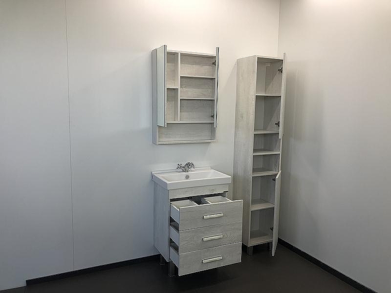 Тумба с раковиной Comforty Никосия 60Н 00004142203 Дуб белый, купить, цена, заказать, магазин, доставка, скидка, промокод, купить, цена, заказать, магазин, доставка, скидка, промокод