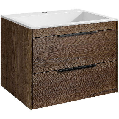 Тумба под раковину Vincea Chiara 2D 60 VMC-2C2600TO подвесная T.Oak