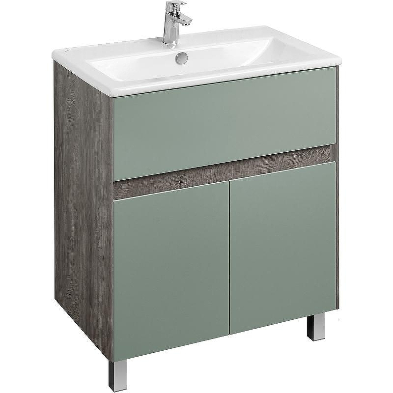 Тумба под раковину Aquaton Форест 75 1A278301FR9C0 Дуб рошелье Сумеречный голубой, купить, цена, заказать, магазин, доставка, скидка, промокод, купить, цена, заказать, магазин, доставка, скидка, промокод