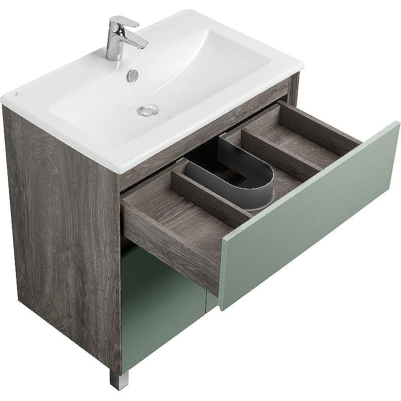 Тумба под раковину Aquaton Форест 75 1A278301FR9C0 Дуб рошелье Сумеречный голубой, купить, цена, заказать, магазин, доставка, скидка, промокод, купить, цена, заказать, магазин, доставка, скидка, промокод