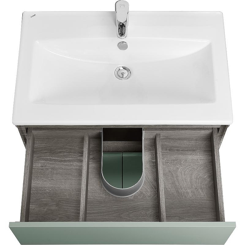 Тумба под раковину Aquaton Форест 75 1A278301FR9C0 Дуб рошелье Сумеречный голубой, купить, цена, заказать, магазин, доставка, скидка, промокод, купить, цена, заказать, магазин, доставка, скидка, промокод