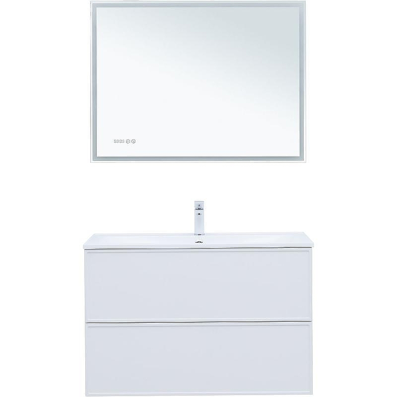 Тумба под раковину Aquanet Арт 100 313257 подвесная Белая матовая, купить, цена, заказать, магазин, доставка, скидка, промокод, купить, цена, заказать, магазин, доставка, скидка, промокод