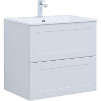 Тумба с раковиной Aquanet Терра 70 323181 подвесная Белая матовая, купить, цена, заказать, магазин, доставка, скидка, промокод, купить, цена, заказать, магазин, доставка, скидка, промокод