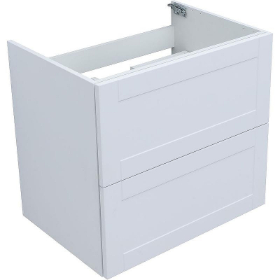 Тумба с раковиной Aquanet Терра 70 323181 подвесная Белая матовая