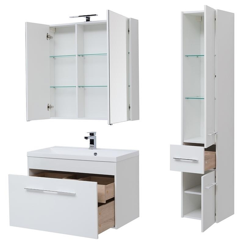 Тумба под раковину Aquanet Августа 90 210030 подвесная Белая, купить, цена, заказать, магазин, доставка, скидка, промокод, купить, цена, заказать, магазин, доставка, скидка, промокод