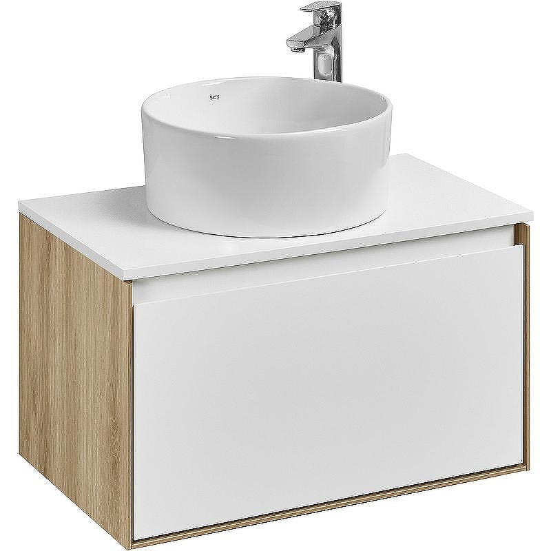 Тумба под раковину Aquaton Либерти 70 1A279801LYC70 подвесная Дуб эльвезия Белая, купить, цена, заказать, магазин, доставка, скидка, промокод, купить, цена, заказать, магазин, доставка, скидка, промокод