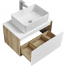 Тумба под раковину Aquaton Либерти 70 1A279801LYC70 подвесная Дуб эльвезия Белая, купить, цена, заказать, магазин, доставка, скидка, промокод, купить, цена, заказать, магазин, доставка, скидка, промокод