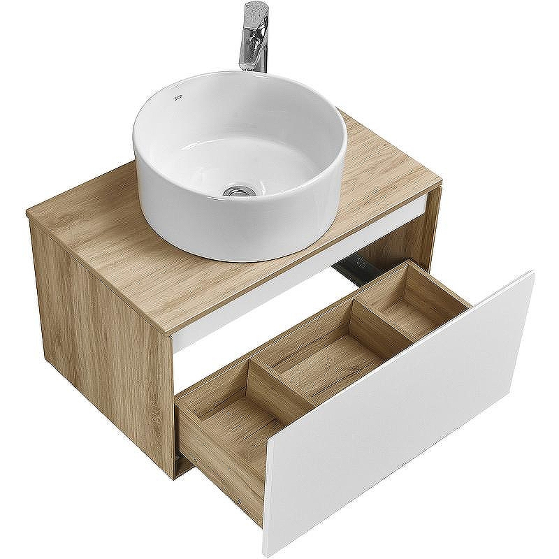 Тумба под раковину Aquaton Либерти 70 1A279801LYC70 подвесная Дуб эльвезия Белая, купить, цена, заказать, магазин, доставка, скидка, промокод, купить, цена, заказать, магазин, доставка, скидка, промокод