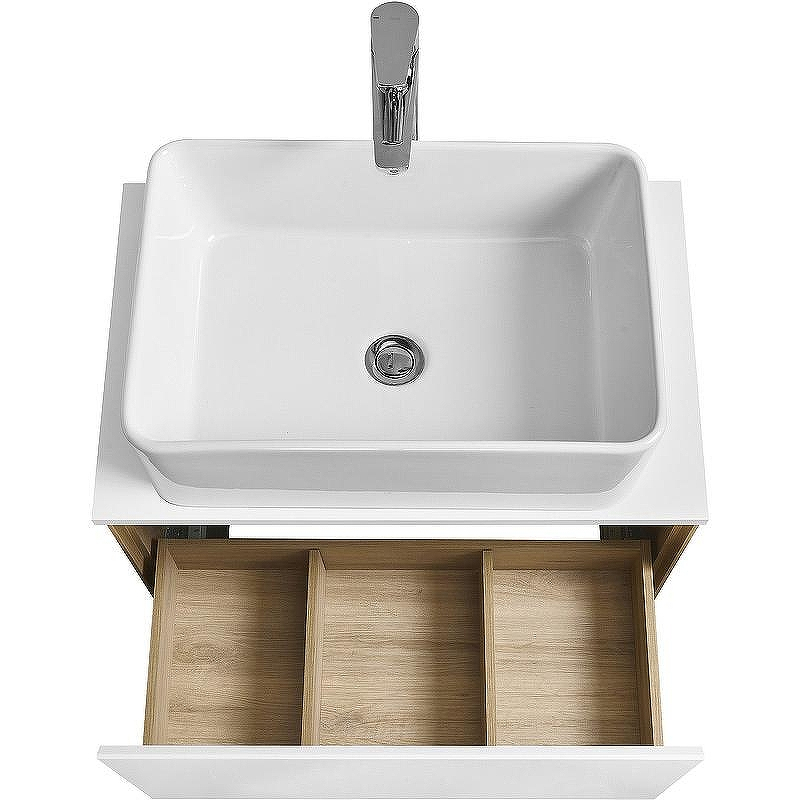 Тумба под раковину Aquaton Либерти 70 1A279801LYC70 подвесная Дуб эльвезия Белая, купить, цена, заказать, магазин, доставка, скидка, промокод, купить, цена, заказать, магазин, доставка, скидка, промокод