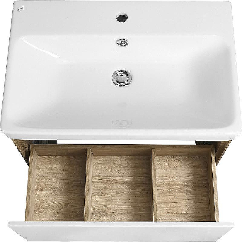 Тумба под раковину Aquaton Либерти 70 1A279801LYC70 подвесная Дуб эльвезия Белая, купить, цена, заказать, магазин, доставка, скидка, промокод, купить, цена, заказать, магазин, доставка, скидка, промокод