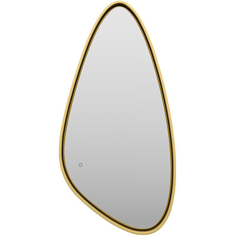 Зеркало Brevita Venus 60 VEN-Var-060-gold с подсветкой Золото матовое с сенсорным выключателем, купить, цена, заказать, магазин, доставка, скидка, промокод, купить, цена, заказать, магазин, доставка, скидка, промокод