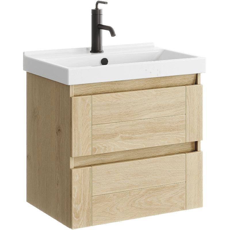 Тумба под раковину Aqwella Astrid 60 AST0106DD подвесная Дуб Давос, купить, цена, заказать, магазин, доставка, скидка, промокод, купить, цена, заказать, магазин, доставка, скидка, промокод