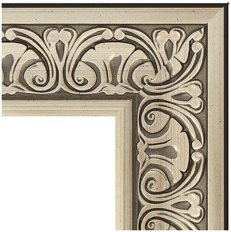 Зеркало Evoform Exclusive Floor 205х115 BY 6174 с фацетом в багетной раме - Барокко серебро 106, купить, цена, заказать, магазин, доставка, скидка, промокод, купить, цена, заказать, магазин, доставка, скидка, промокод