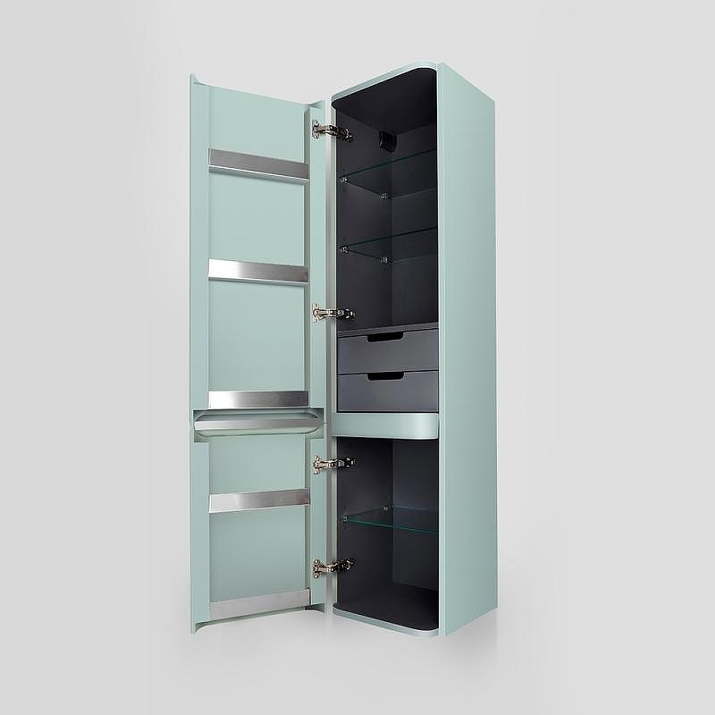 Шкаф пенал AM.PM Sensation 40 L M30CHL0406GG подвесной Мятный, купить, цена, заказать, магазин, доставка, скидка, промокод, купить, цена, заказать, магазин, доставка, скидка, промокод
