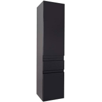 Шкаф пенал Jacob Delafon Madeleine 35 EB2069D-J52 R подвесной Черный глянец, купить, цена, заказать, магазин, доставка, скидка, промокод, купить, цена, заказать, магазин, доставка, скидка, промокод