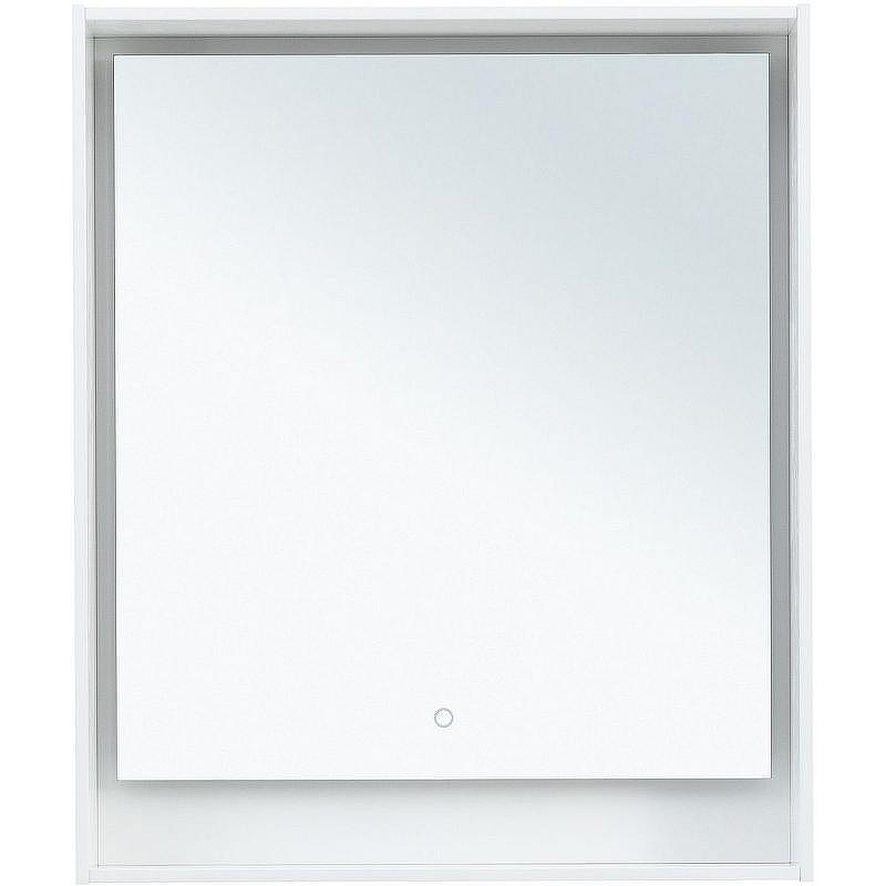 Зеркало Aquanet Милан 70 336391 с подсветкой Белый глянец с сенсорным выключателем, купить, цена, заказать, магазин, доставка, скидка, промокод, купить, цена, заказать, магазин, доставка, скидка, промокод