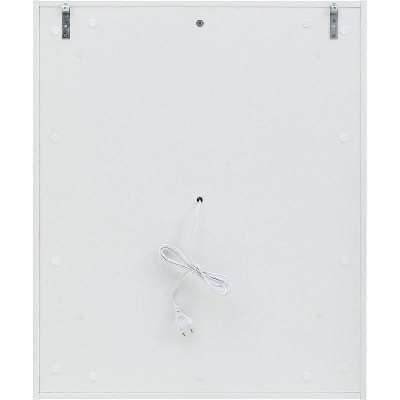 Зеркало Aquanet Милан 70 336391 с подсветкой Белый глянец с сенсорным выключателем